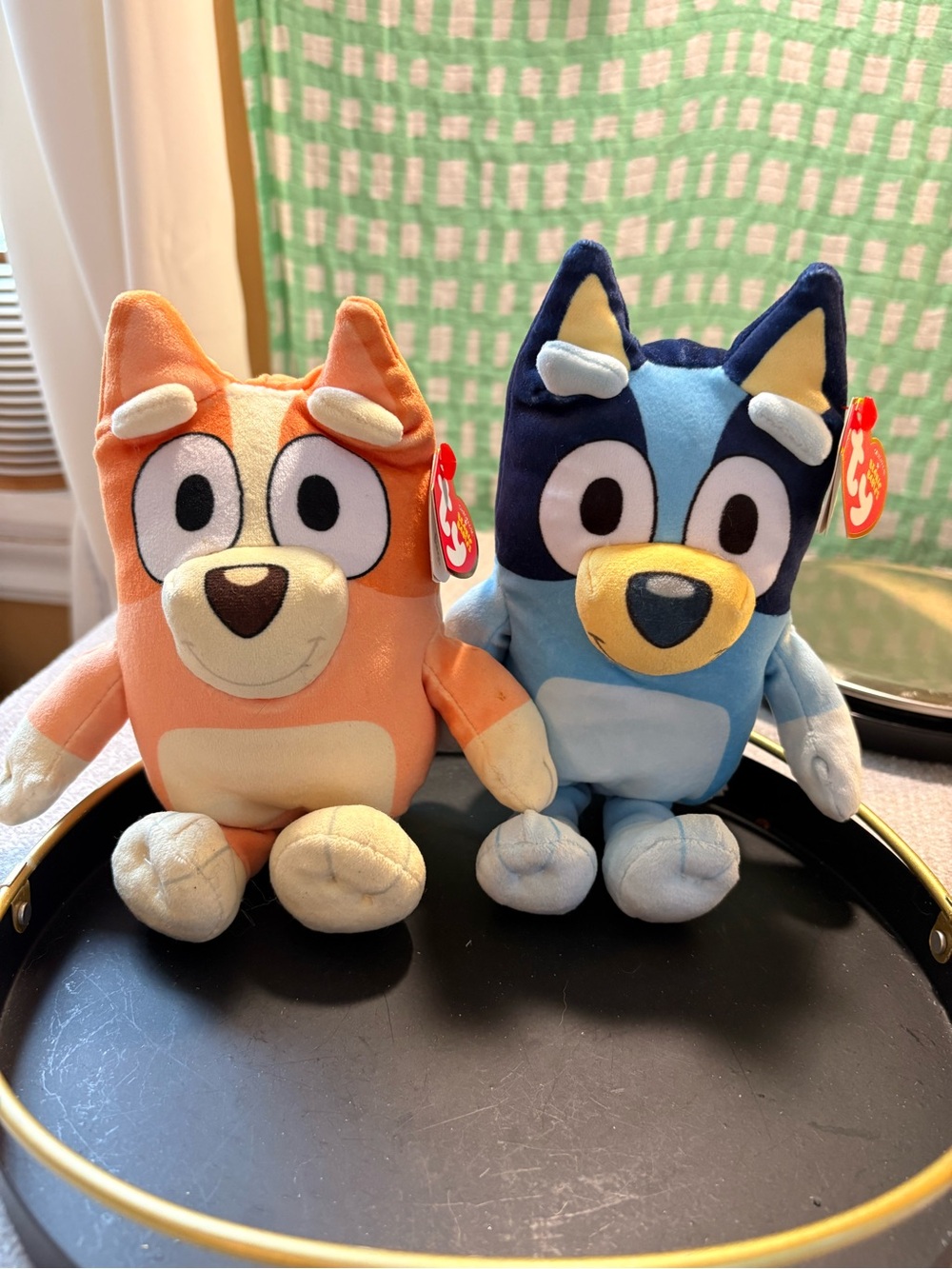 TY NWT Bluey and Bingo  plush Soft Kids Toy set